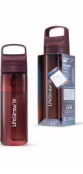 LifeStraw LifeStraw Go 2.0 červená filtrovaná láhev 0,65 l Merlot Me Away
