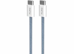 Puro Kabel Fabrik 60W USB-C - USB-C 1,5 m - modrý