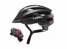 Livall Cyklistická helma MTB Bluetooth 58-62cm LED/SOS/Intercom černá