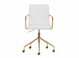 Activeshop Kosmetické křeslo QS-OF211G zlato-krémově šedé