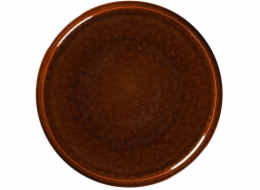 Secret de Gourmet KÁMEN Plochý talíř 28 cm jantarový