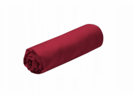 KOMA Bavlněné prostěradlo, červené, ELYSEE