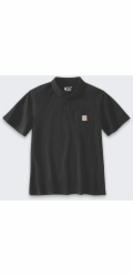 Carhartt volné polo tričko černé