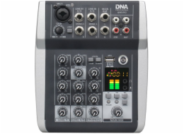 XXXXX_BITMAT Analogový audio mixážní pult DNA QMX502, 5 kanálů, modrý