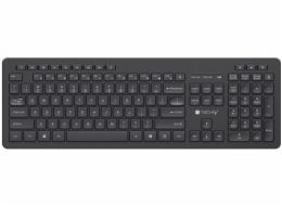 Techly Bezdrátová klávesnice RF 2,4 GHz USB čokoláda