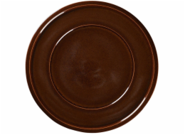 Hendi KÁMEN Plochá deska prům. 32 cm jantarová