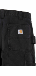 Carhartt Kalhoty Stretch Duck Double Front, černé