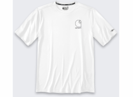 Salomon Bílé lehké tričko Sun Defender s logem SS