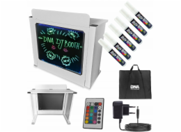 XXXXX_BITMAT&nbsp;DNA&nbsp;DJ&nbsp;BOOTH&nbsp;WH&nbsp;stolní&nbsp;DJ&nbsp;pult&nbsp;osvětlená&nbsp;tabule