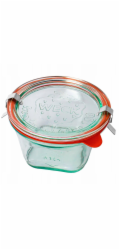 Weck Quadro sklenice 290 ml (6 ks) - pokojová, ušní, nádoba x2