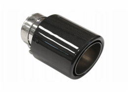MTuning Koncovka tlumiče výfuku 114 mm, vstup 76 mm, lesklý karbon