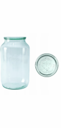 Weck Válcová nádoba 3000 ml s víčkem - balení 4 ks