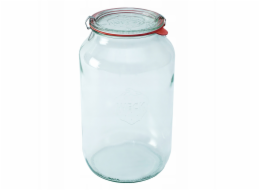 Weck Válcová nádoba 3000 ml (4 ks), pokojová, ušní, x2