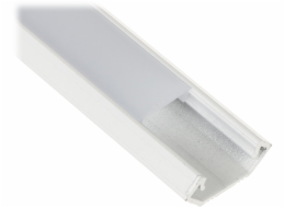 Abilite PROFIL SE STÍNIDLEM PRO LED PÁSKY PR-LED/CW/2M ROHOVÝ BÍLÝ