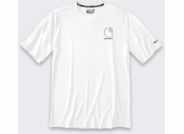 Salomon Bílé lehké tričko Sun Defender s logem SS