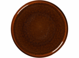 Secret de Gourmet KÁMEN Plochý talíř 24 cm jantarový