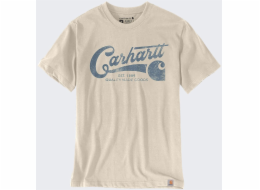 Carhartt Tričko Light Script Graphic Oat Milk