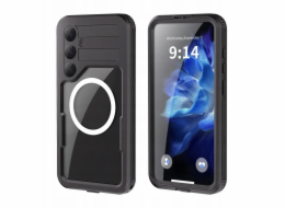 Beeasy Voděodolné pouzdro SHELLBOX MARS s kovovým kroužkem pro SAMSUNG S25 Plus černé