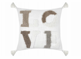 Bertoni-arco Dekorativní polštář s odnímatelným potahem, JOANNY, 45 x 45 cm