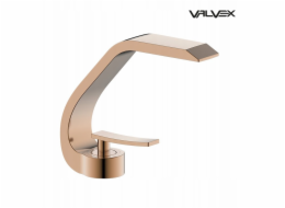 Valvex 2432472 / / ASSO / UMYVADLOVÁ BATERIE S 1 OTEVÍRACÍM VÝKONEM BEZ ZÁTKY, SATÉNOVÁ MĚĎ /