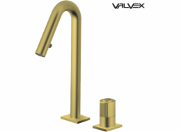 Valvex 2417620 / / ENKO / UMÝVACÍ PODLAHA FACTER. 2-OTEVŘENÉ KARTÁČOVANÉ ZLATO /