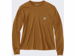 Carhartt Světle hnědé tričko LS