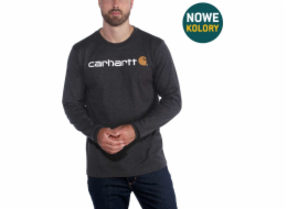 Carhartt Tričko Carhartt EMEA Signature L/S Carbon