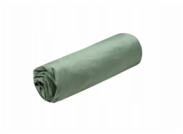 Beliani Bavlněné prostěradlo, zelené, ELYSEE