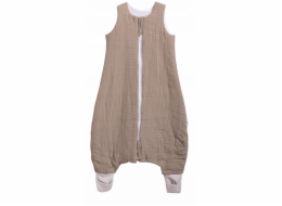 Multitex Dětský spací pytel MUSLIN TO GO s nohami o délce 95 cm