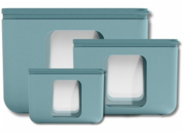 Artech Sada nádob QUADRO, tyrkysová