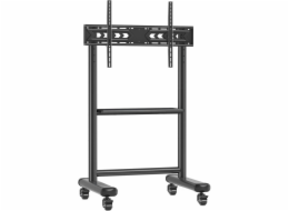 Techly Mobilní televizní stojan pro 60-86 palců a 68 kg s AV policí (ICA-TR533BK)