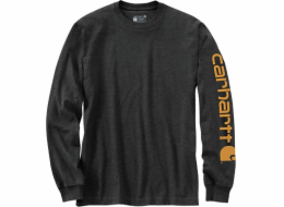 Carhartt Tričko Carhartt Heavy Sleeve Logo Carbon Heather