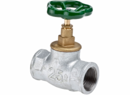 Valvex VIKING Litinový přímý ventil (obrázek M83), temperovaná bílá litina, litinová rukojeť 1 1/2