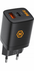 Hammer Nabíječka 30W Pd USB Type-C Rapidcharge Duo do zásuvky