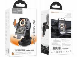 Hoco Indukční držák do auta HOCO na čelní sklo/tabulku 15W HW8 černý