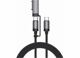Adidas 4smarts USB-C - USB-C kabel 2 m černý (541305)