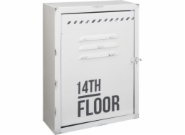 Atmosphera bílá schránka na klíče 30x23 cm