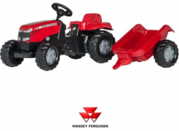 Rolly Toys Šlapací traktor Massey Ferguson s přívěsem