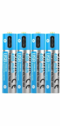 Vinnic Dobíjecí baterie AAA USB typu C, 4 ks