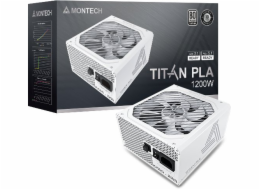 Montech Titan PLA 1200W - 80 PLUS & Cybenetics Platinum Netzteil, modulární, PCIe 5.1 - 1200 Watt, bílá