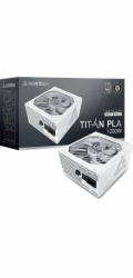 Montech Titan PLA 1200W - 80 PLUS & Cybenetics Platinum Netzteil, modulární, PCIe 5.1 - 1200 Watt, bílá