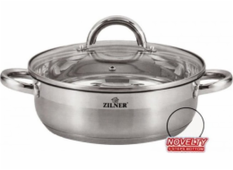 Zilner NEREZOVÝ PLOCHÝ HRNEC 7,5 L 30 CM ZILNER ZL-7406