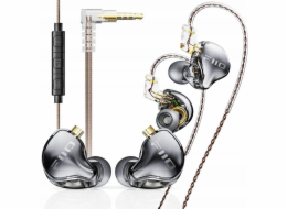 FiiO JD10 - průhledně černá - Dynamické odposlechy do uší