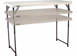 Lifetime Skládací stůl bílý (4428)