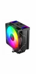 Rampage Chladič procesoru Octagon C70, LGA1700/AM5, LCD, Infinity Fan, 120mm, ARGB, černý, PWM