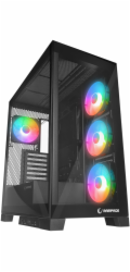 Rampage Pouzdro Hydra V2 ARGB, černé (HYDRAV2-BLACK)