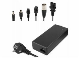 Lextool NABÍJEČKA PRO SKÚTRY A ELEKTROVOZIDLA 230V AC DC - 42V/2A 84W 6 DC zástrček, 5,5/8/12/17mm GX 9/16mm