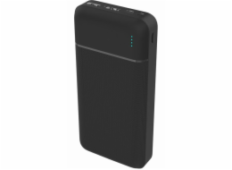 Platinet POWER BANK SET 20000 mAh + 20W PD NABÍJEČKA + 1M KABEL ČERNÁ [46219]