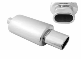 Poujoulat Koncový tlumič 73x122mm vstup 63,5mm