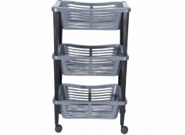 Storage Solutions Univerzální vozík TROLLEY na kolečkách do koupelny, na police, do skříňky - 3 úrovně